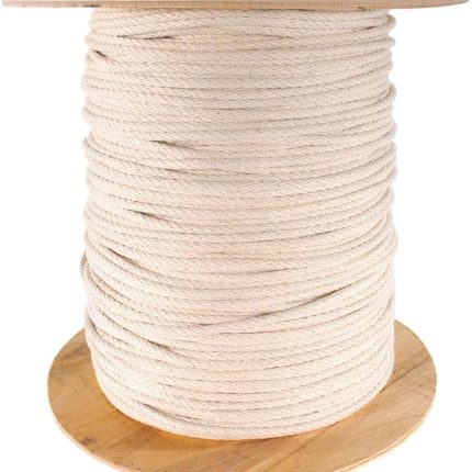 Solid Braid Cotton Rope-