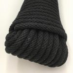 Black , 8 x 1,200' Spool (1/4") Cotton Tie Down Camping, Clothesline, Rigging, Crafts, Theater, Window Replacement, Entertainment Spot Cord DIY Home Improvement - Image 2